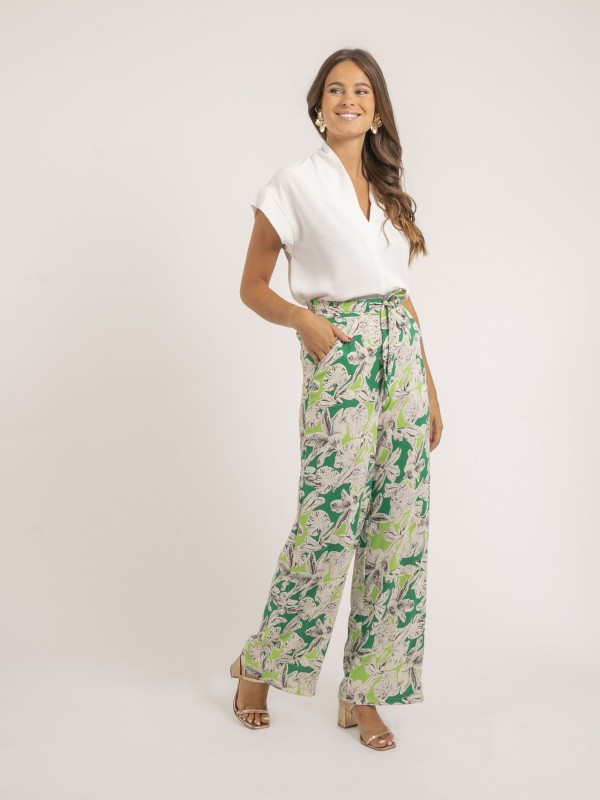 Pantalon motifs ELIENOR