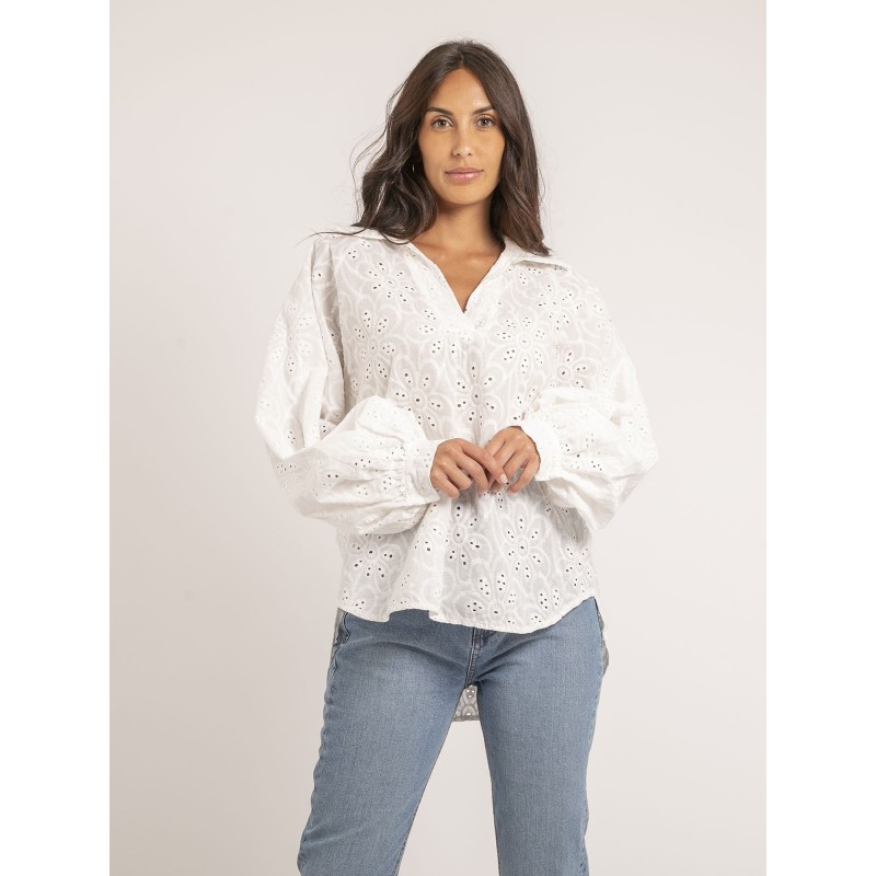 Blouse broderies anglaises FLOSSIE