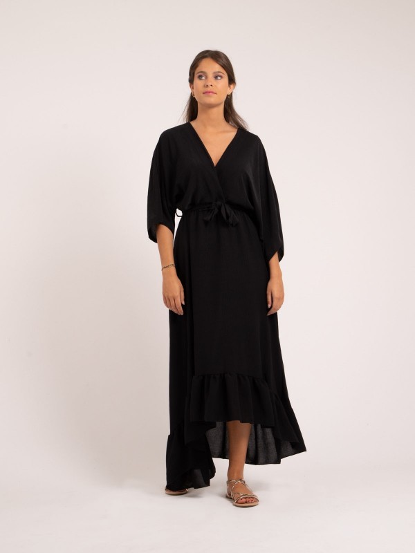 Robe longue IOANNA - Noir