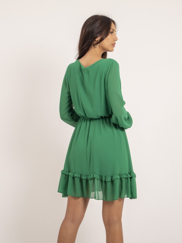 Robe courte IOLANDE - Vert