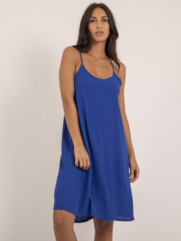 Robe courte IZOLDA - Bleu...