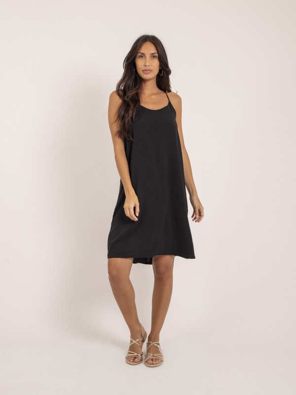 Robe courte IZOLDA - Noir