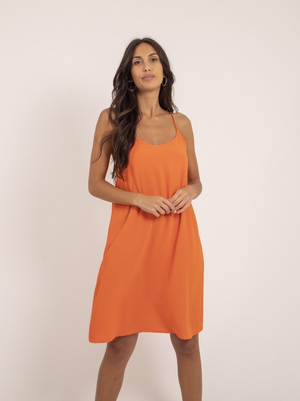 Robe courte IZOLDA - Orange