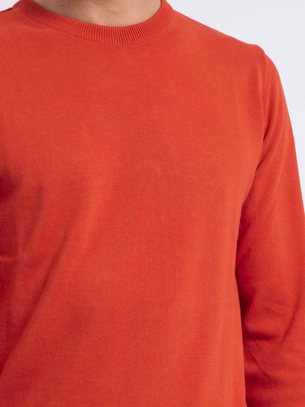 Pull col rond pur coton...