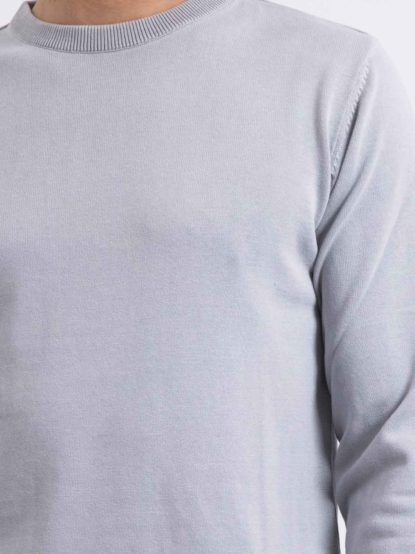 Pull col rond pur coton...