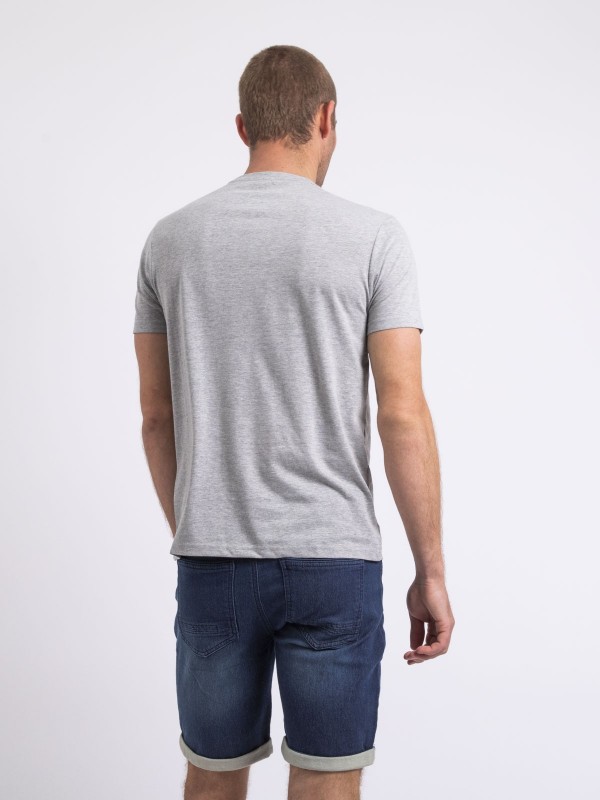 T-shirt col rond NAKIWOK