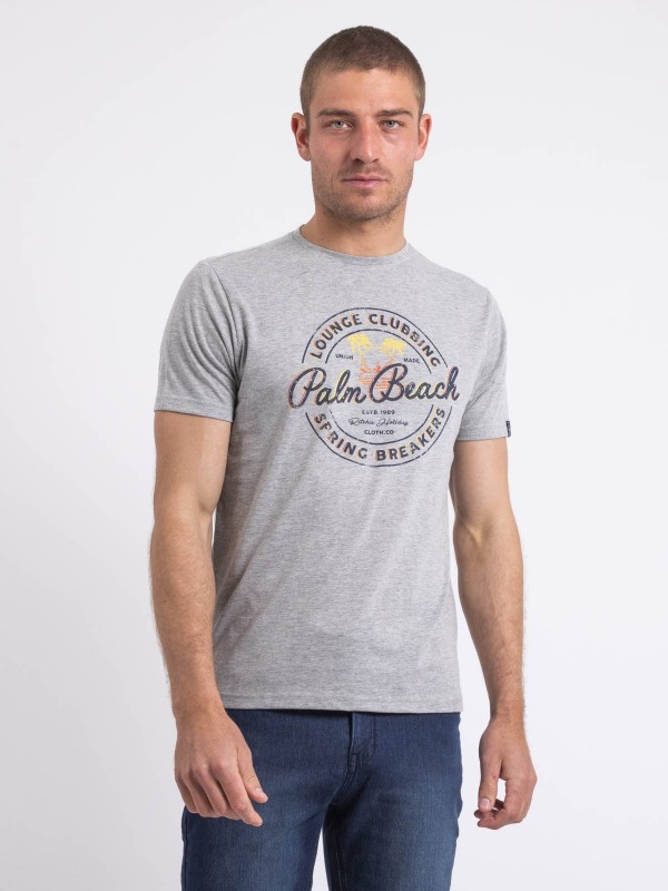 T-shirt col rond NAKIWOK