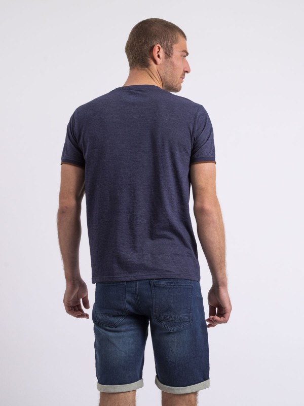 T-shirt col rond NAKOTOC -...