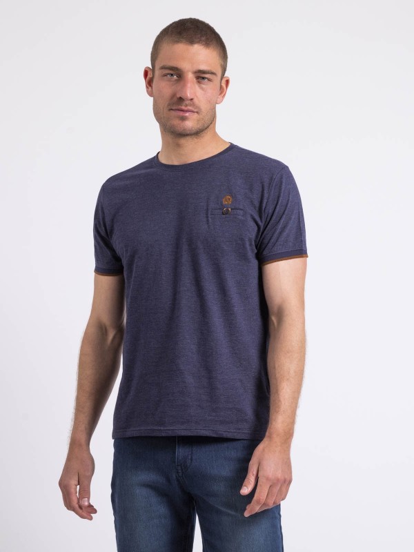 T-shirt col rond NAKOTOC -...