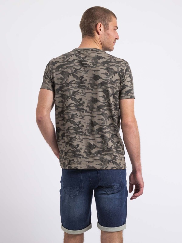 T-shirt col rond NILIMOUR -...