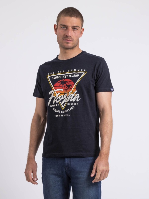 T-shirt col rond NILIPACK -...