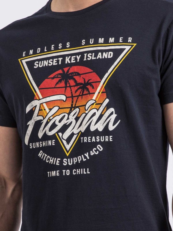 T-shirt col rond NILIPACK -...