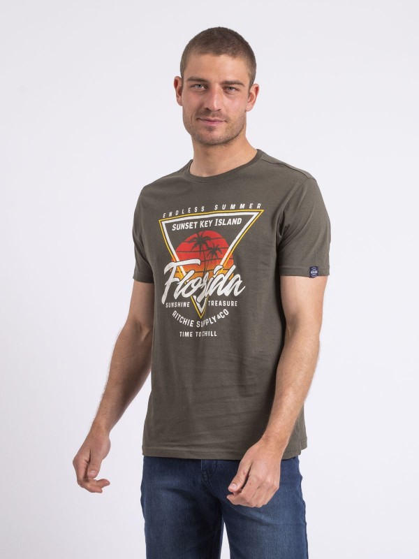 T-shirt col rond NILIPACK -...