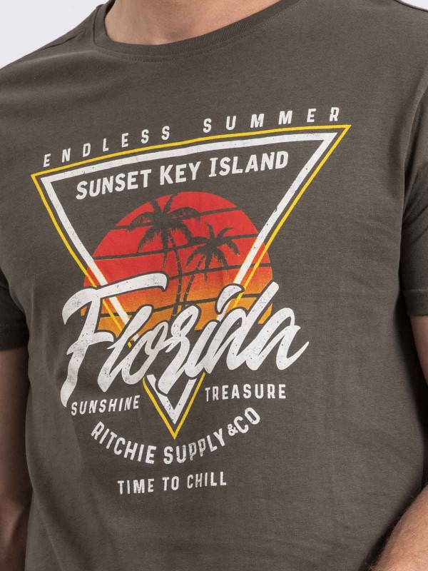 T-shirt col rond NILIPACK -...