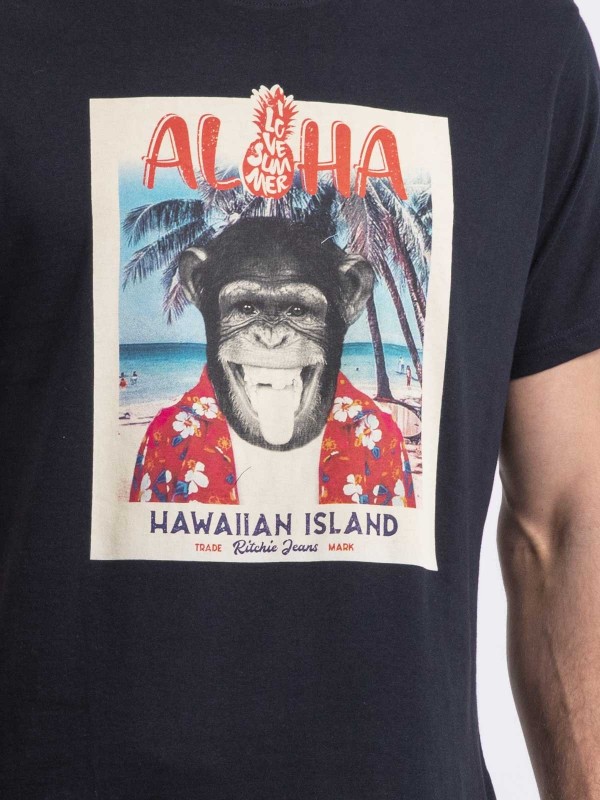 T-shirt col rond NIPAGOLO -...