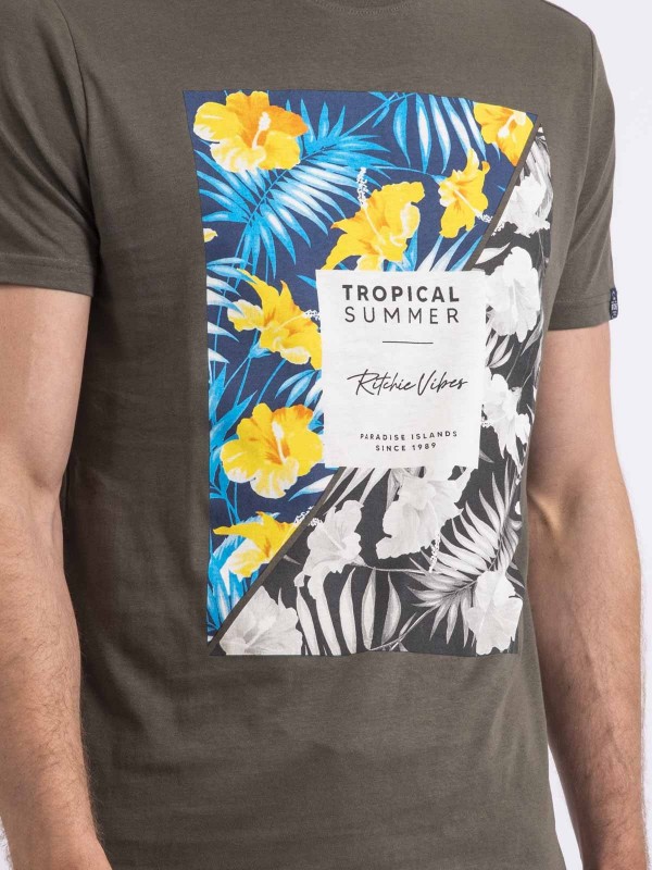 T-shirt col rond NIRAYMAN -...