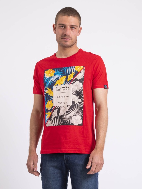 T-shirt col rond NIRAYMAN -...