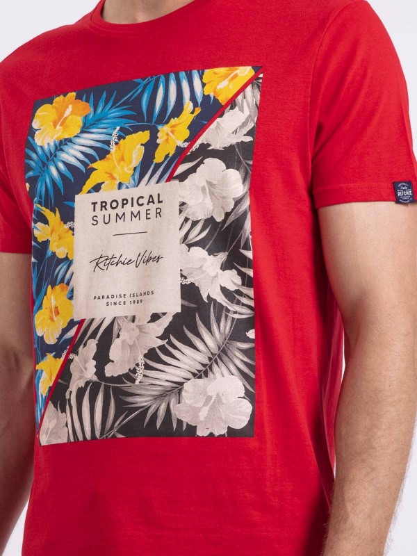 T-shirt col rond NIRAYMAN -...