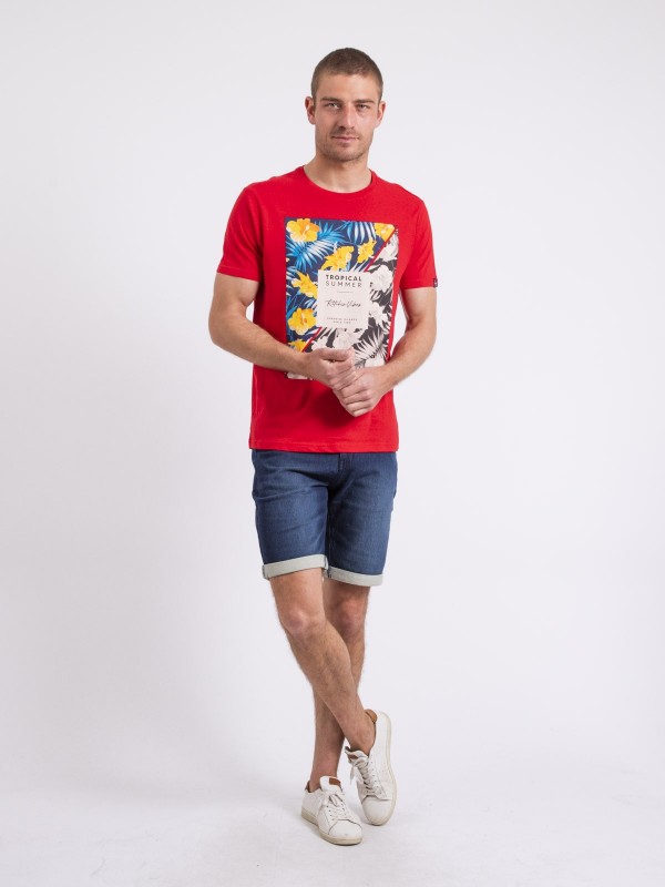 T-shirt col rond NIRAYMAN -...