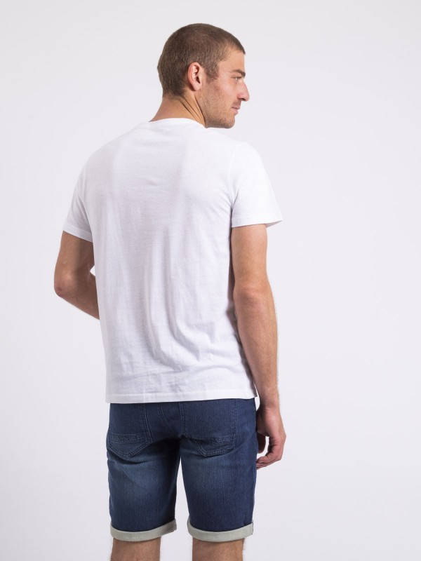 T-shirt col rond NIXIROCK -...