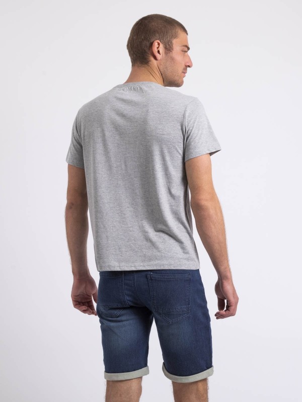 T-shirt col rond NIXIROCK -...