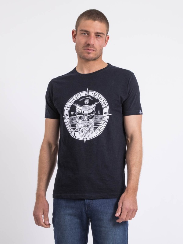 T-shirt col rond NOLOLAND -...