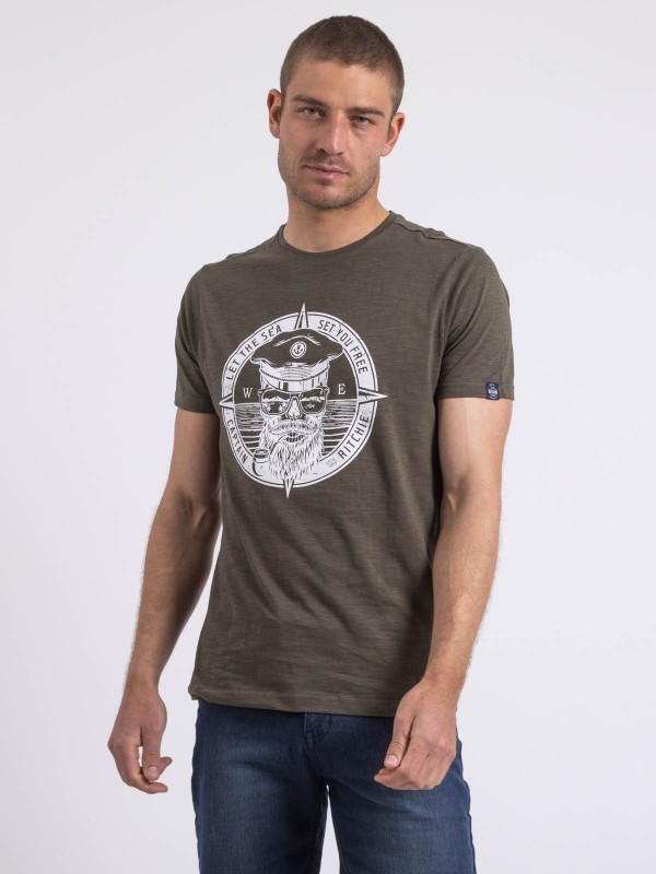 T-shirt col rond NOLOLAND -...