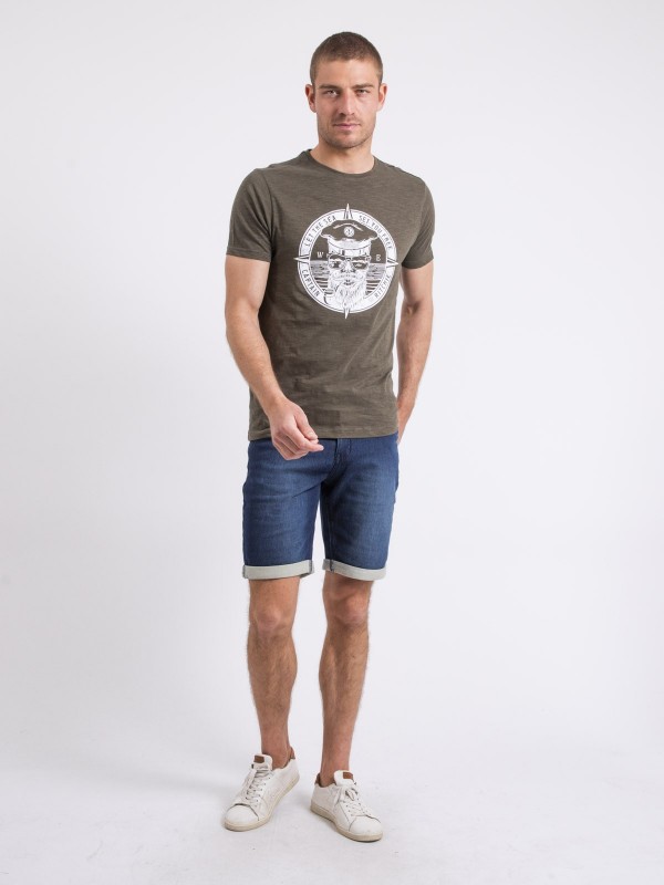 T-shirt col rond NOLOLAND -...