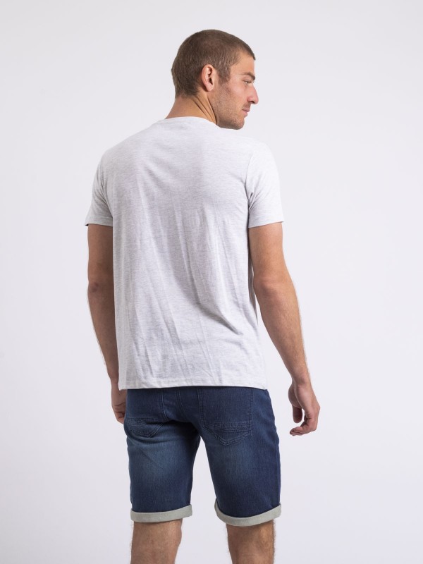 T-shirt col rond NOPAJOUX -...