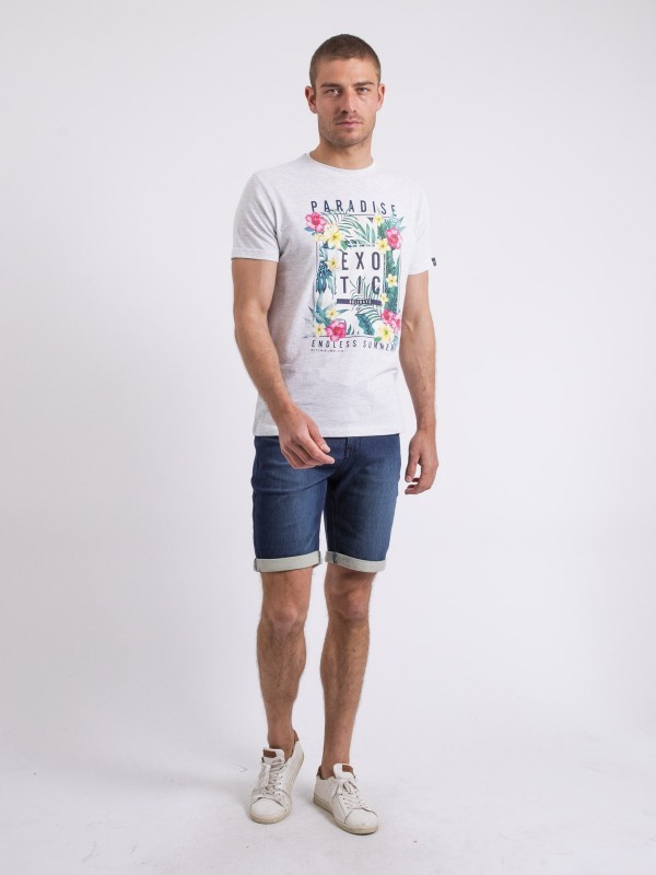 T-shirt col rond NOPAJOUX -...