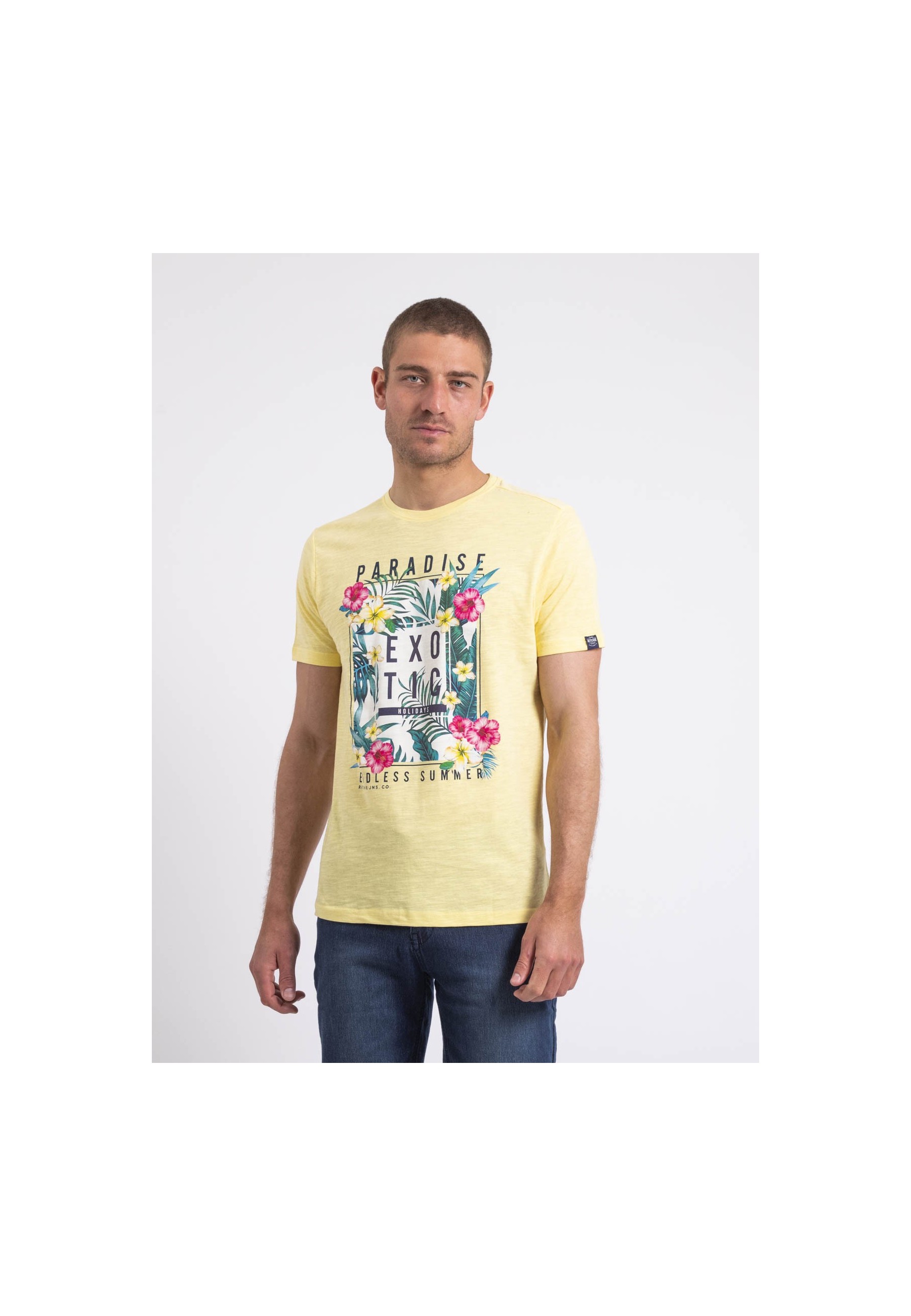 T-shirt Jack & Jones Jorboston - Imprimé Avant/arrière, Col Rond, Manches Courtes, Coupe Ample Homme
