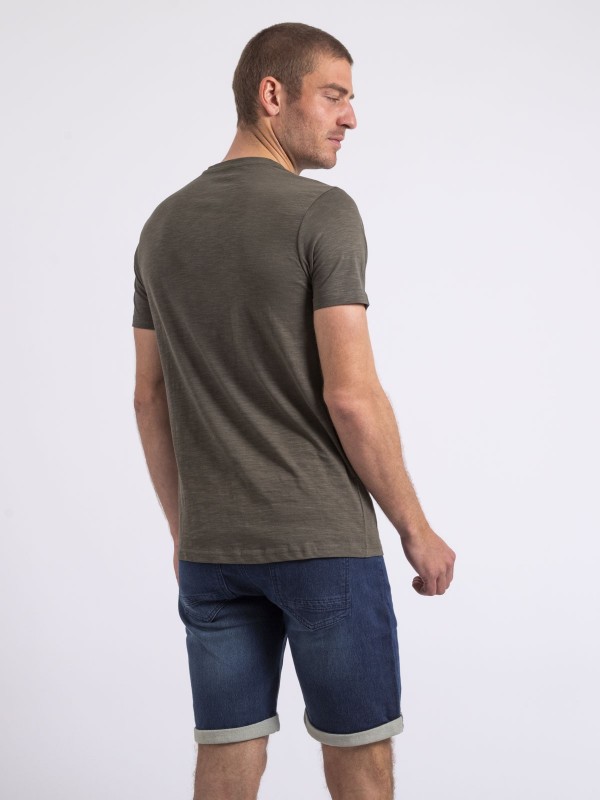 T-shirt col rond NOPAJOUX -...