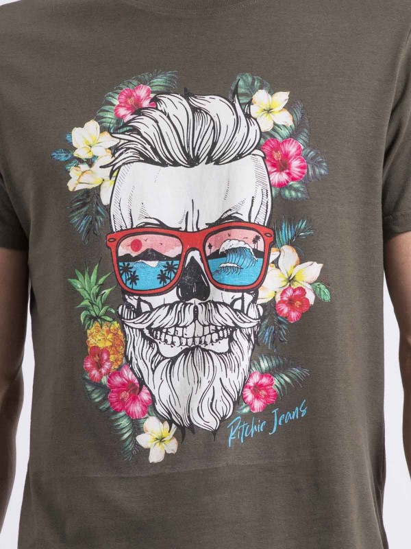 T-shirt col rond NOPILUCA -...