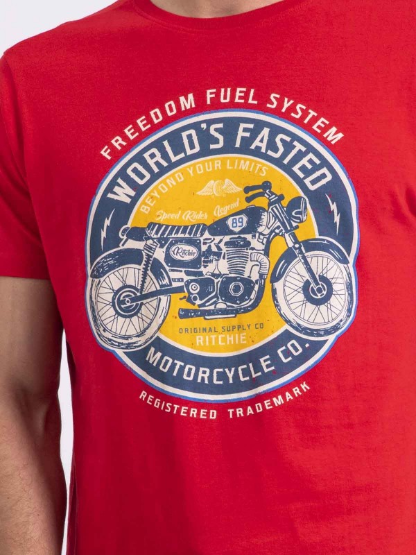 T-shirt col rond NOUCAS -...