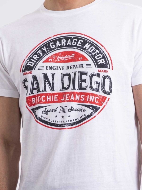 T-shirt col rond NOUMARS -...