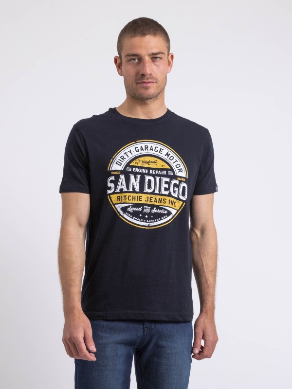 T-shirt col rond NOUMARS -...