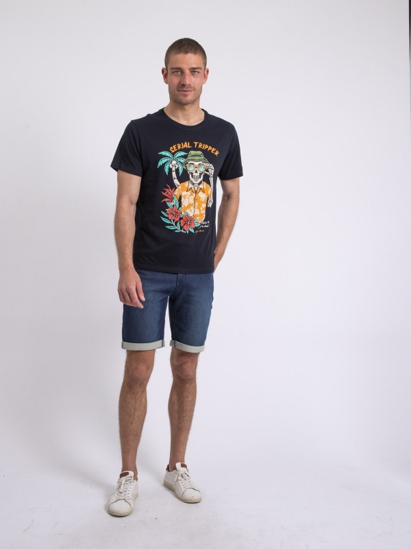 T-shirt col rond NULRIK -...