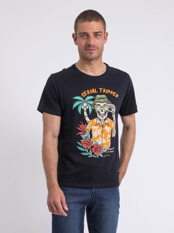 T-shirt col rond NULRIK -...