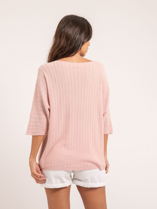 Pull fin KARTELIA - Rose