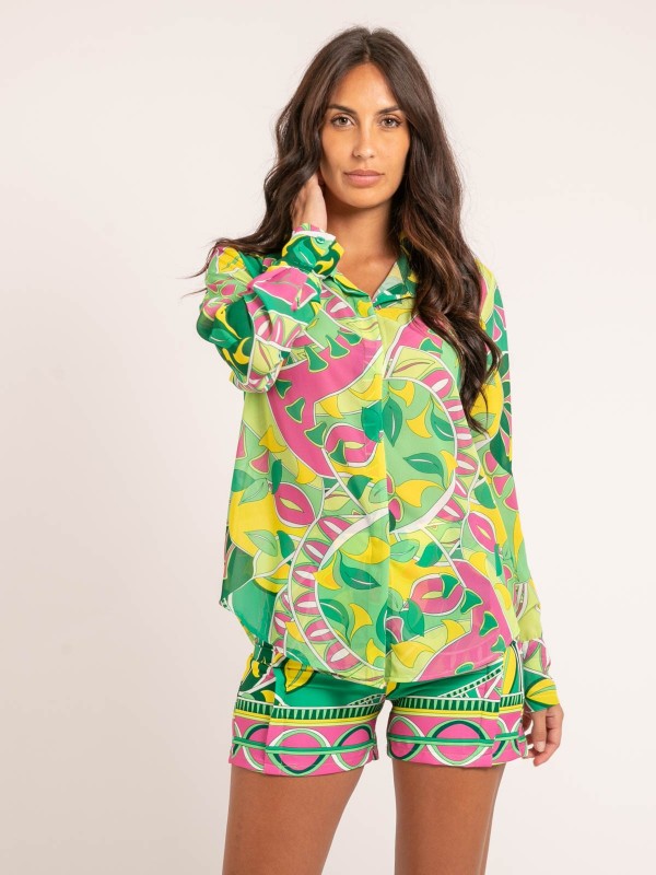 Chemise motifs OMBELLE