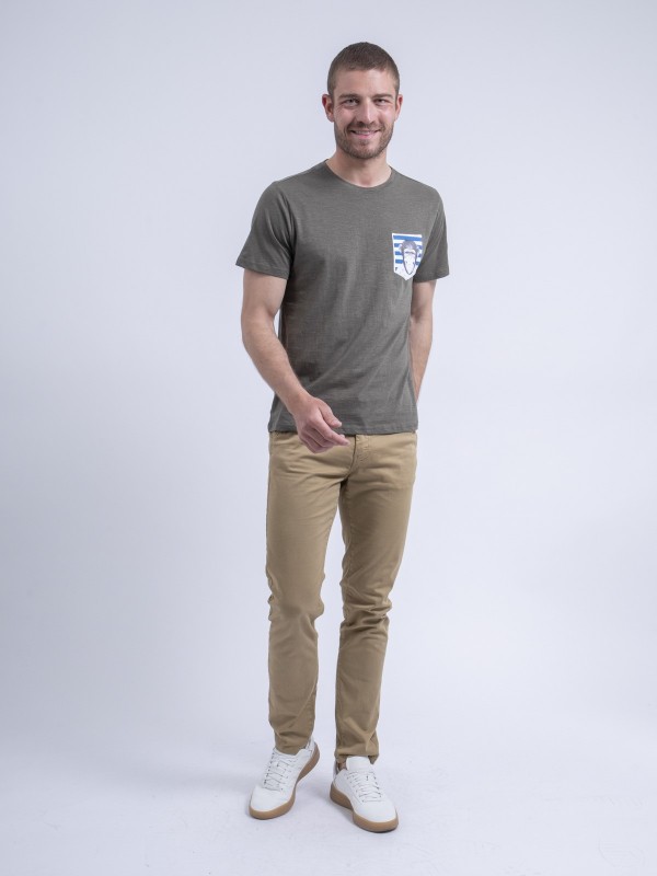 T-shirt col rond NINJATOL -...