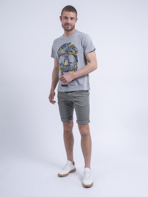 T-shirt col rond NUSKINO -...