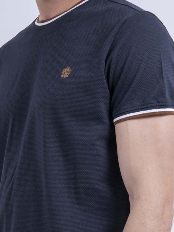 T-shirt col rond pur coton...