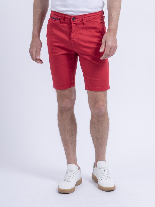 Bermuda chino BERKLARO - Rouge