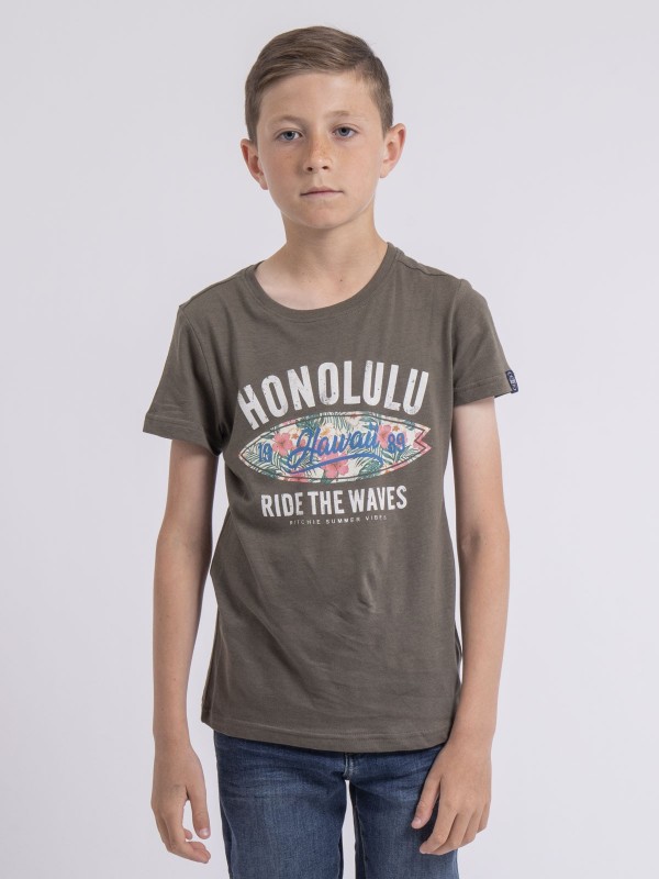 T-shirt col rond NIROULIO-J...