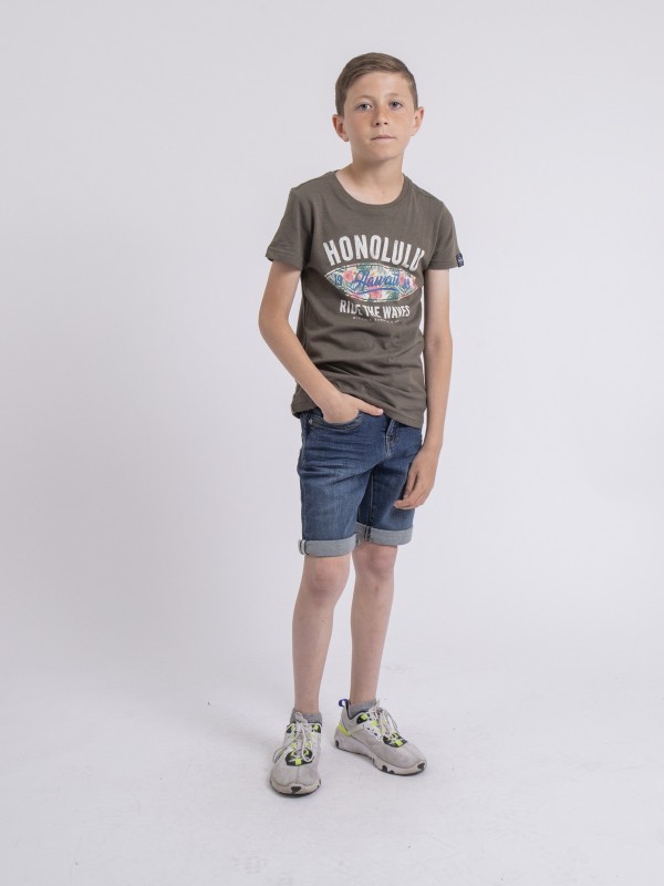 T-shirt col rond NIROULIO-J...