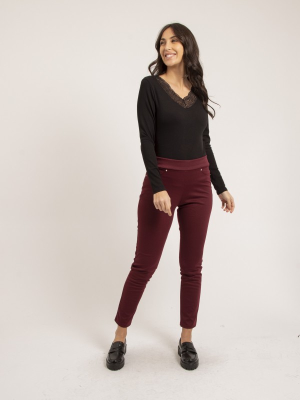 Pull fin col dentelle FALIA...