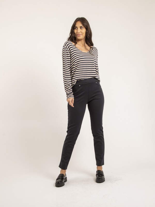 Pull fin rayures KEMILE