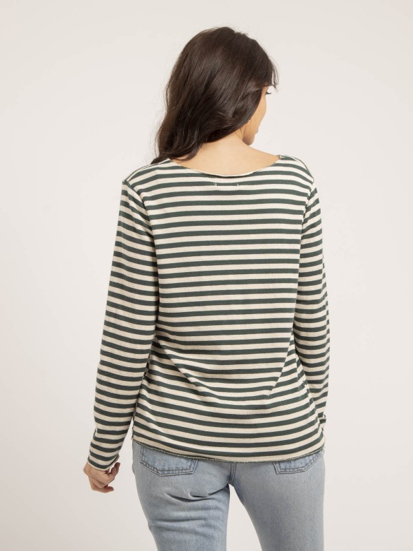 Pull fin rayures KEMILE -...