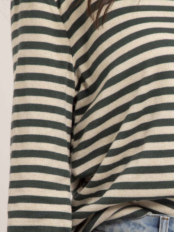Pull fin rayures KEMILE -...